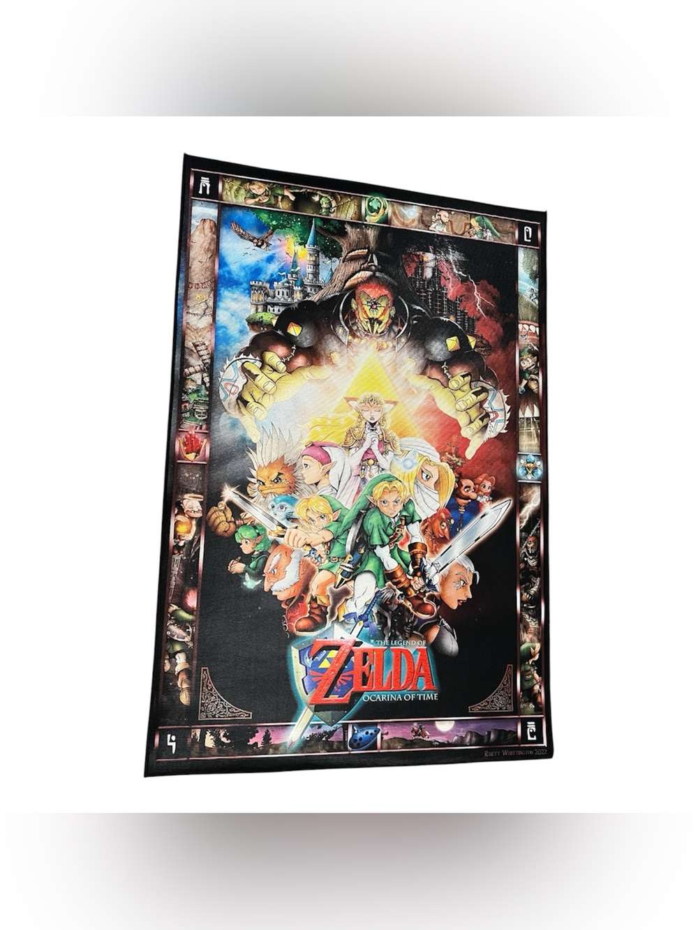 The Legend of Zelda Ocarina of Time Area rug 4ft x 2.5ft